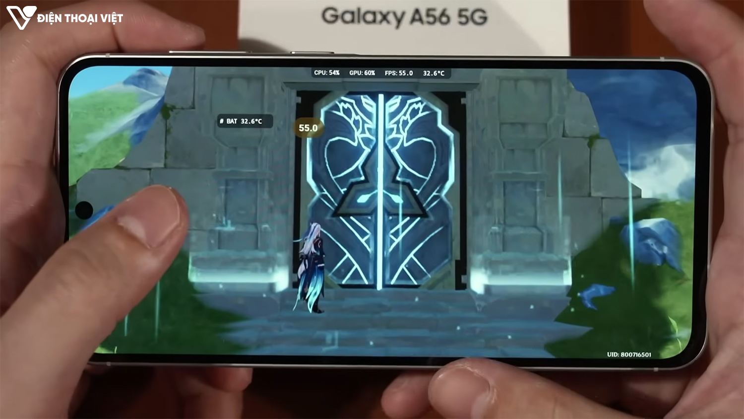 danh-gia-samsung-a56-test-game-genshin-impact