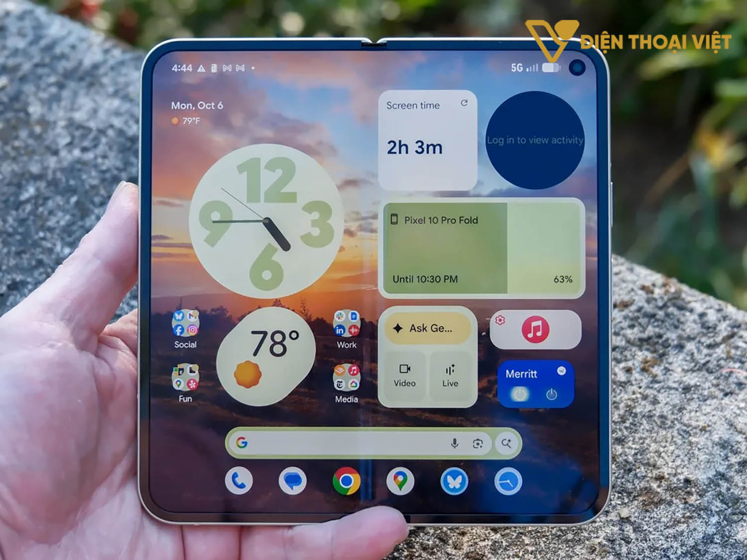 Đánh giá màn hình điện thoại Google