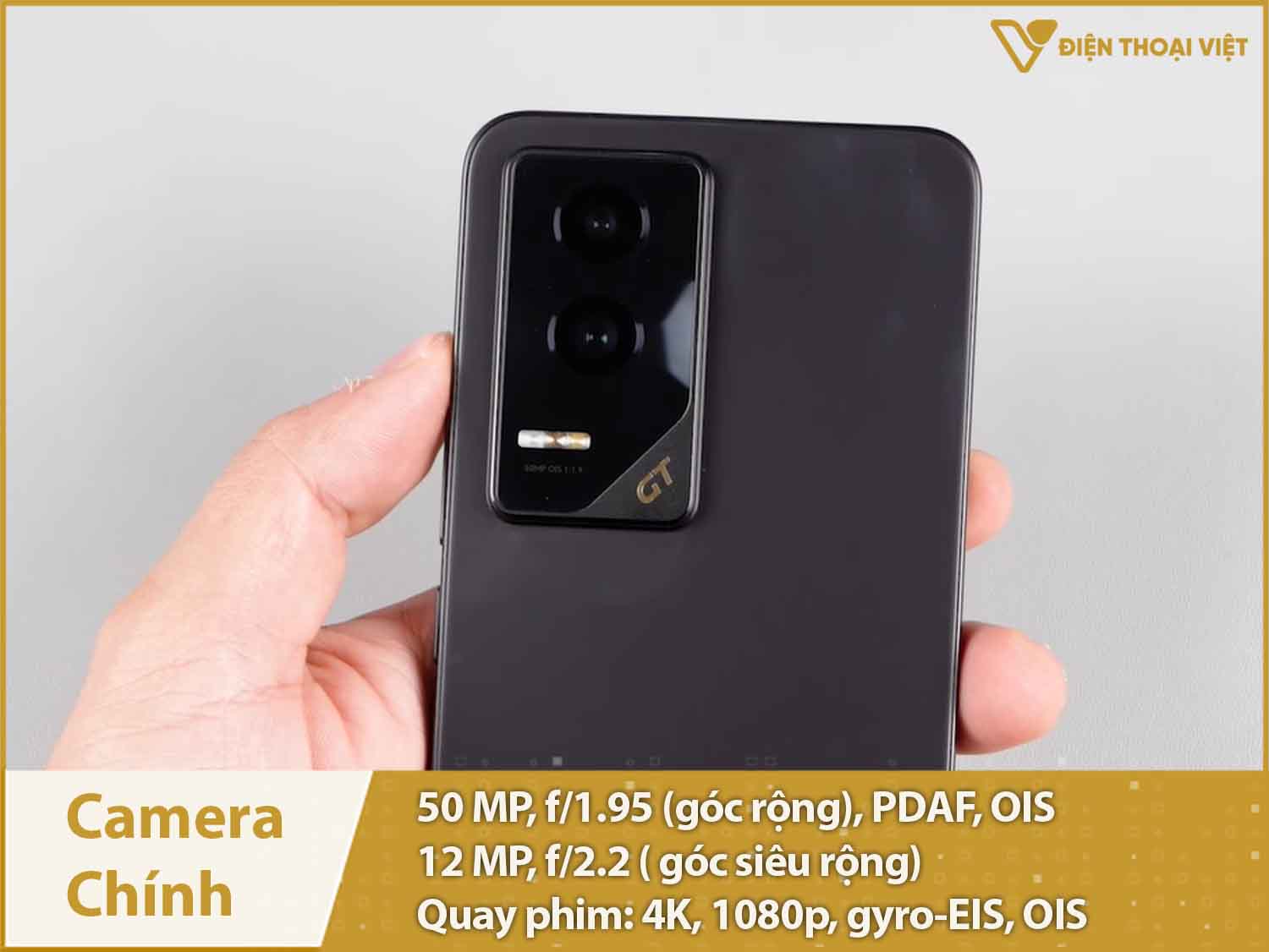 Camera kép 50MP & Quay phim 4K