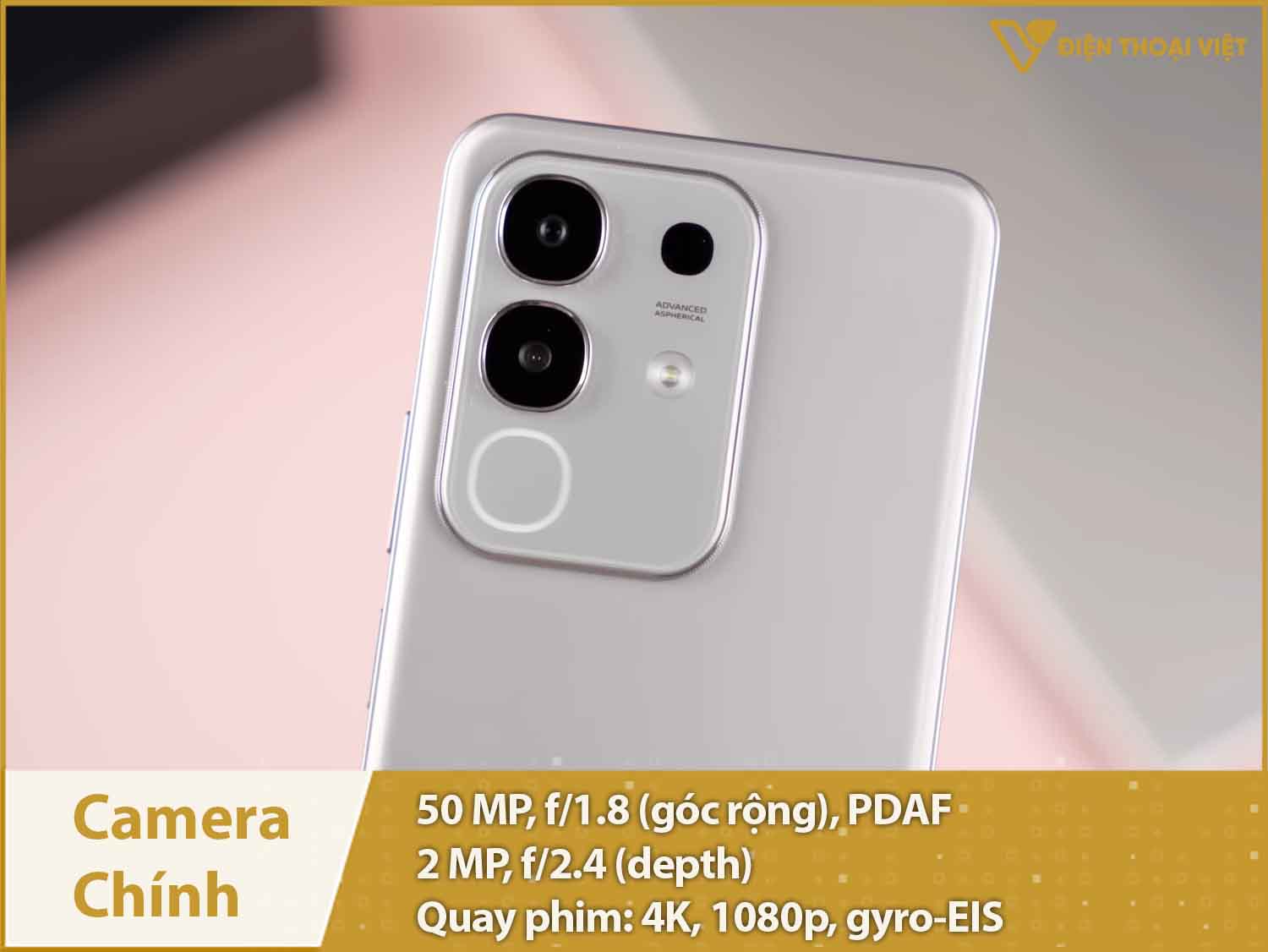 Camera kép 50MP & Quay phim 4K