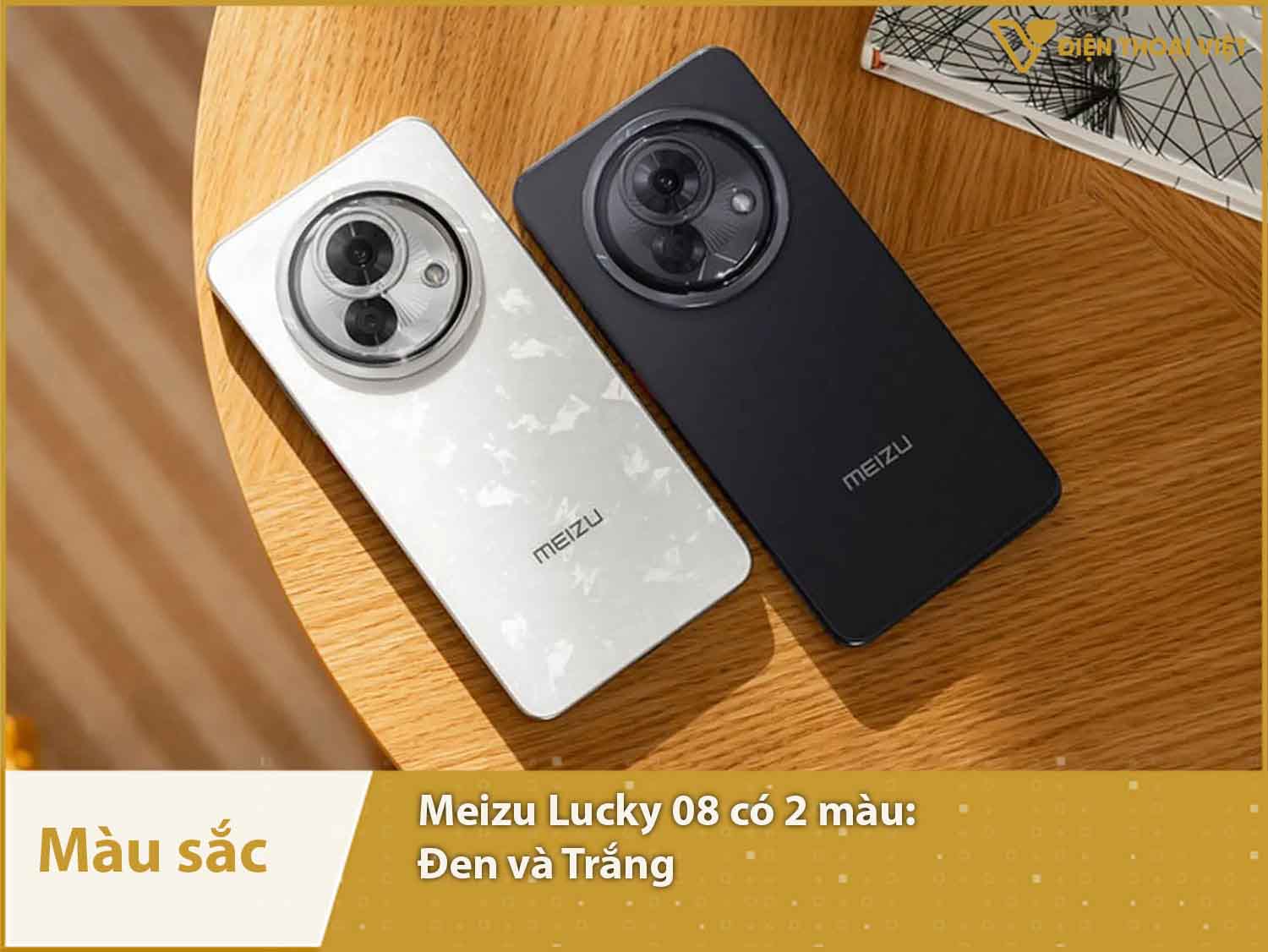 Điện thoại Meizu mới có 2 màu Đen và Trắng