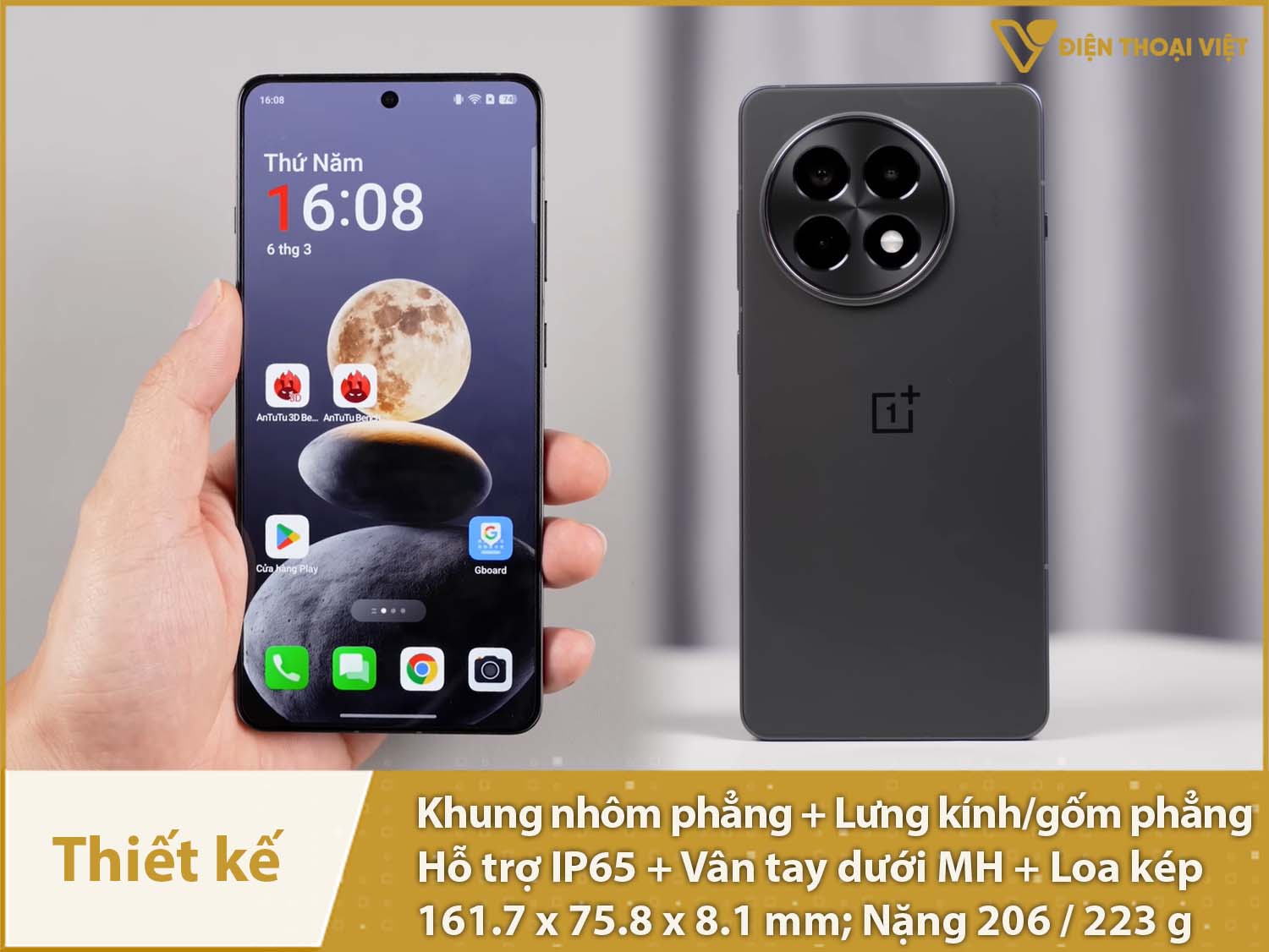 Thiết kế vuông, cao cấp, sang trọng