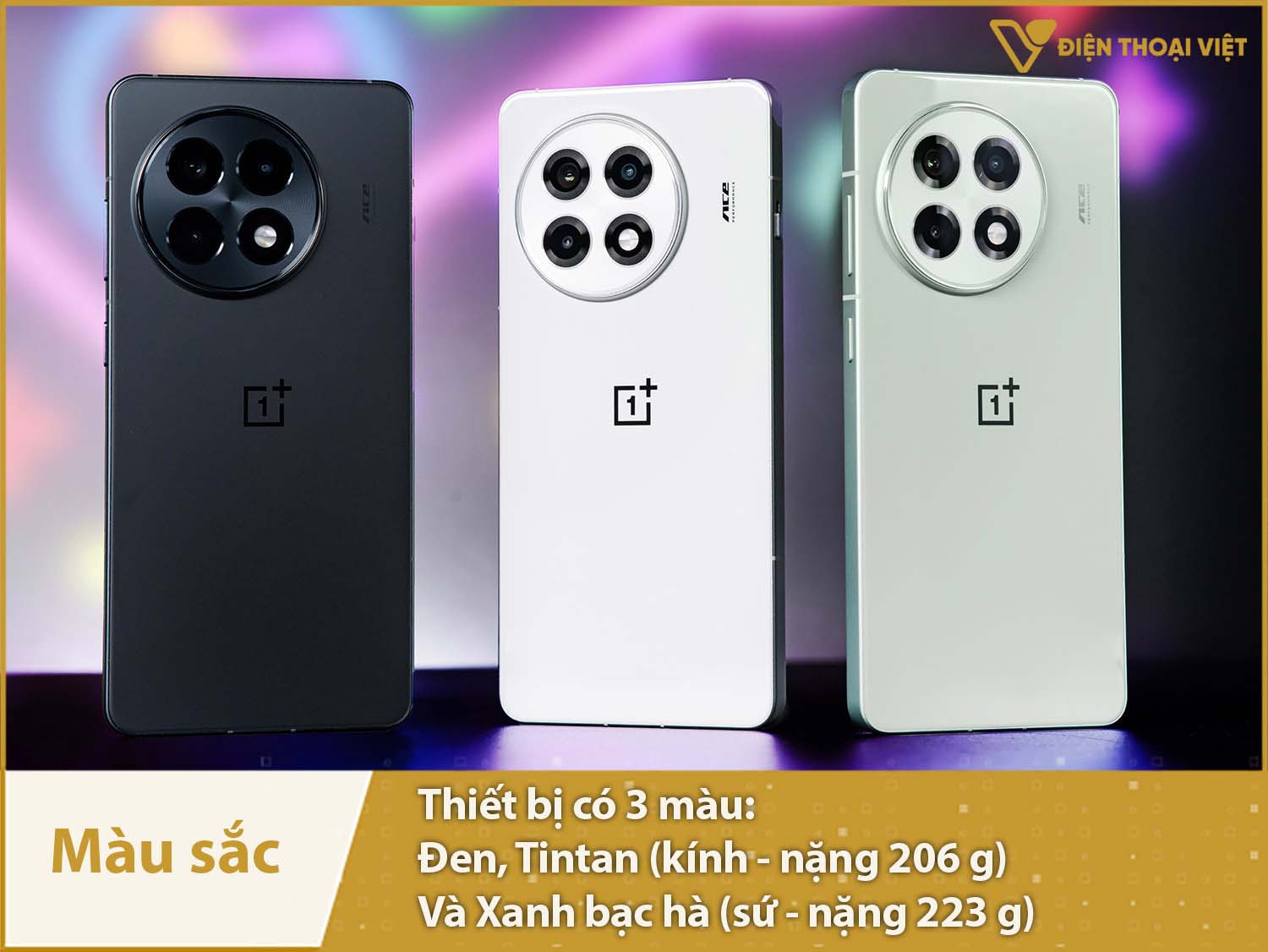 OnePlus Ace 5 cung cấp 3 màu sắc