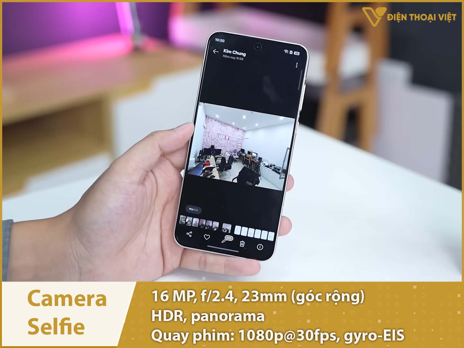 Camera selfie 16 & Quay video 1080p