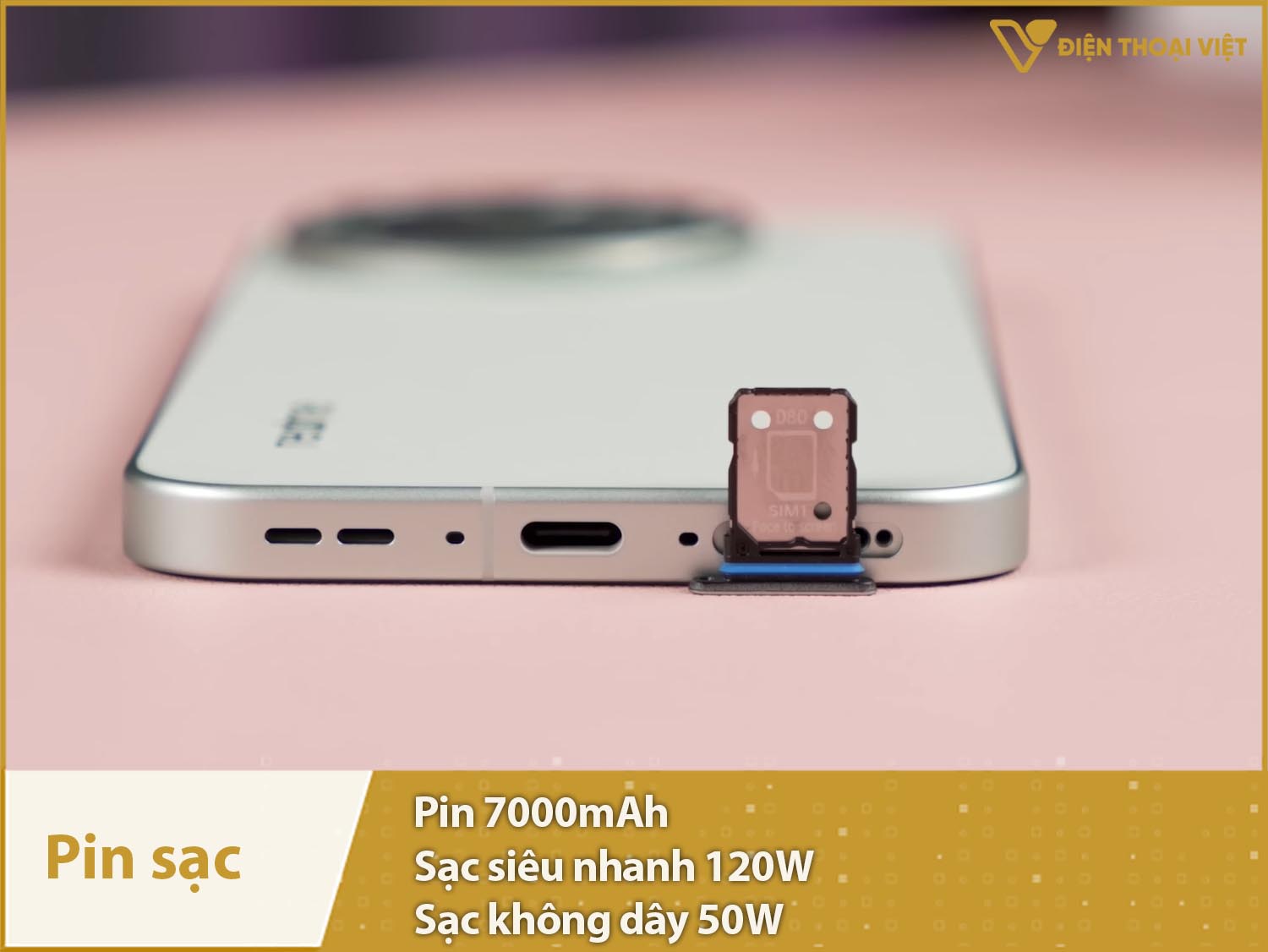 Pin siêu khủng 7000mAh & Sạc cực nhanh 100W