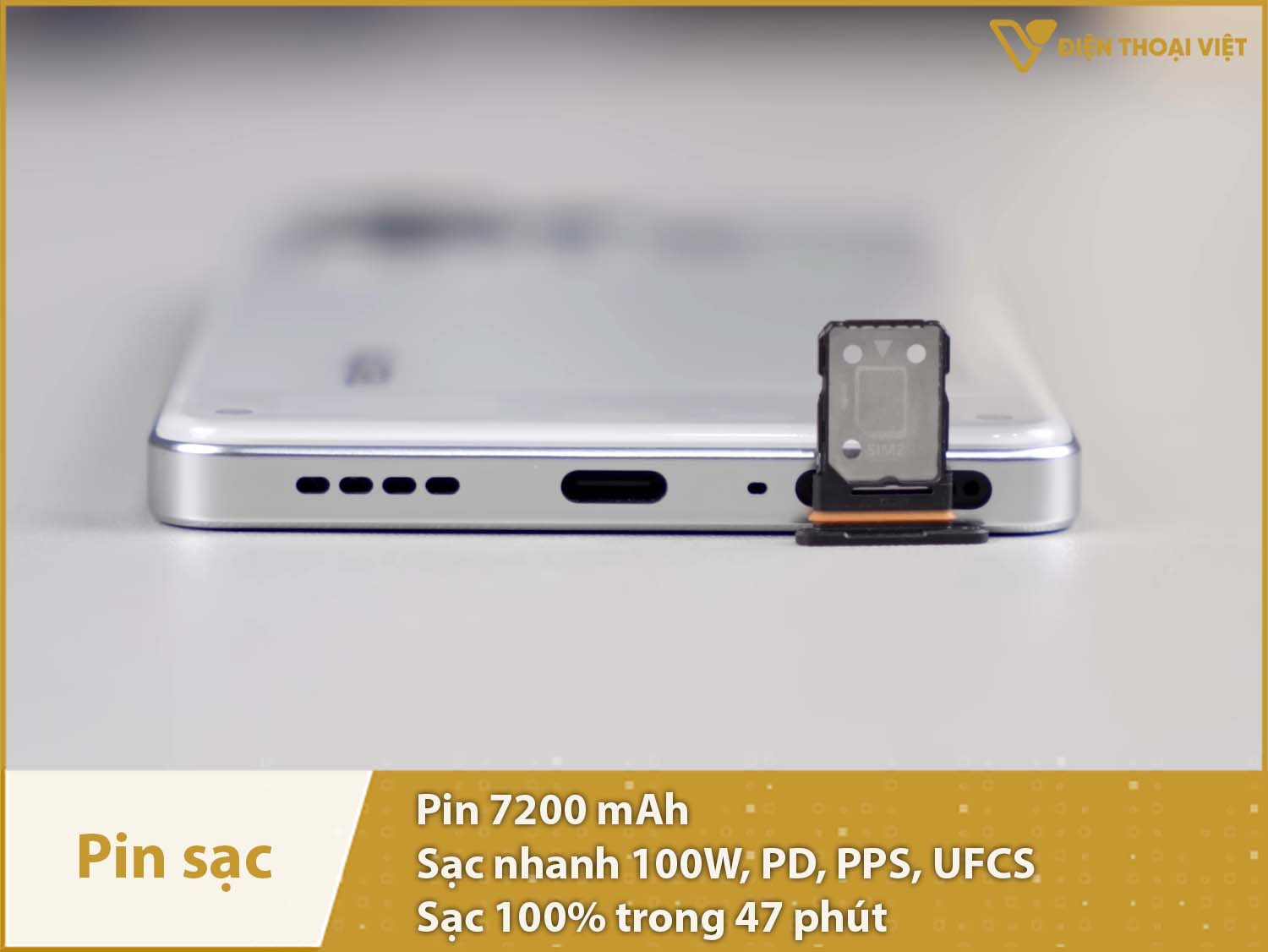 Pin 7200mAh cực trâu & Sạc siêu nhanh 100W