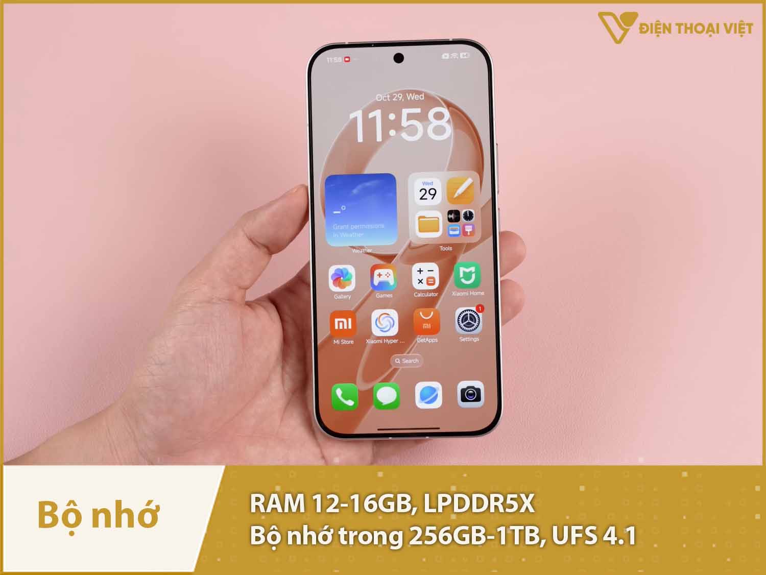 REDMI K90 Pro Max có RAM 12-16GB & Bộ nhớ trong 256GB-1TB