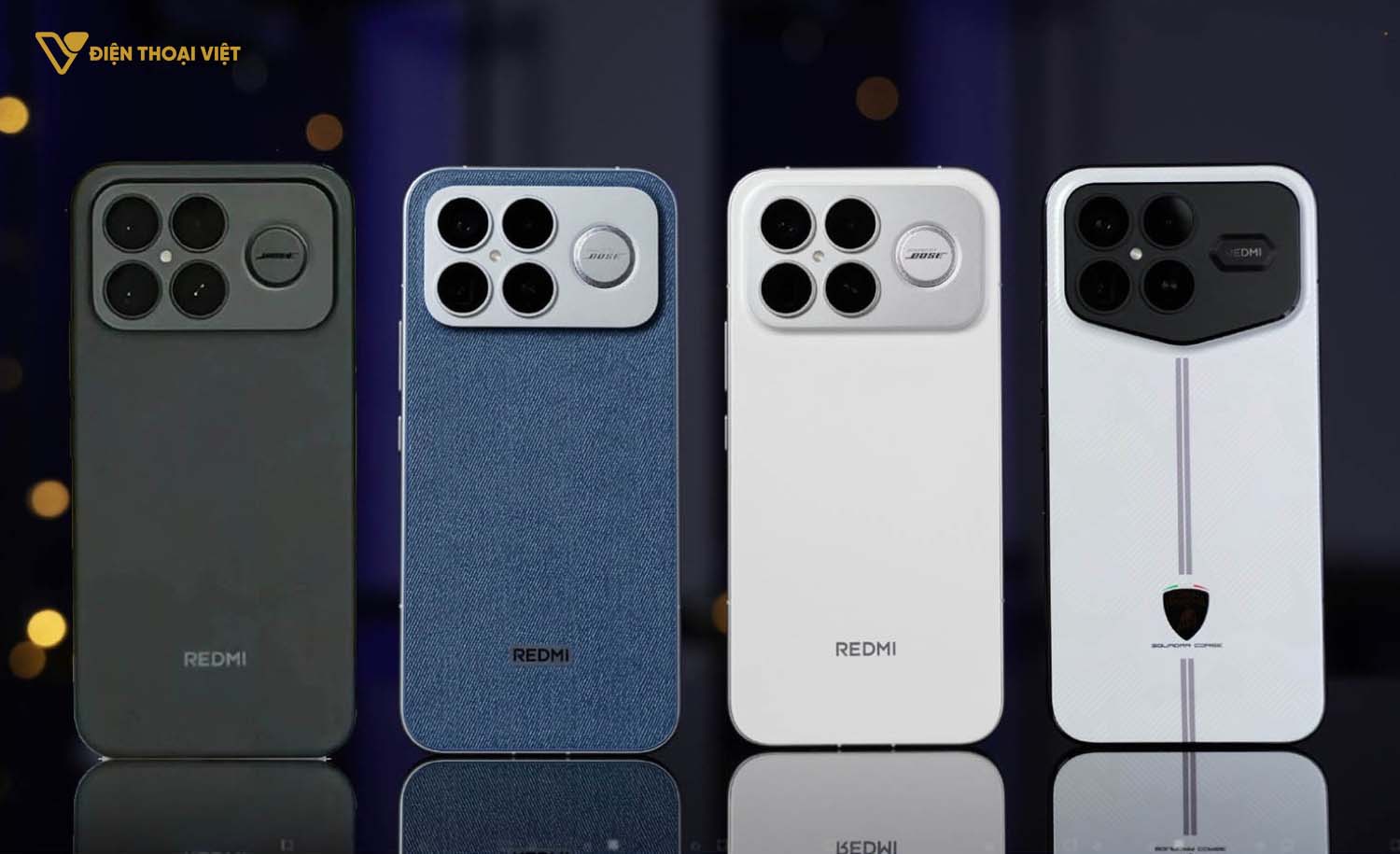 REDMI K90 Pro Max cung cấp 4 bản màu sắc