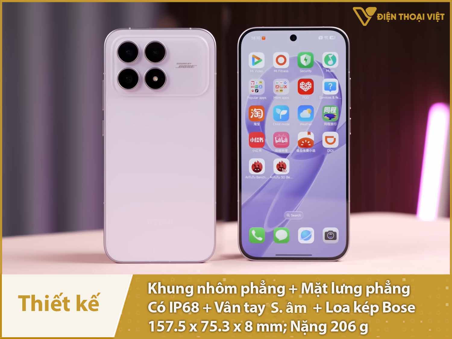 Thiết kế kế thừa dòng K70, có IP68