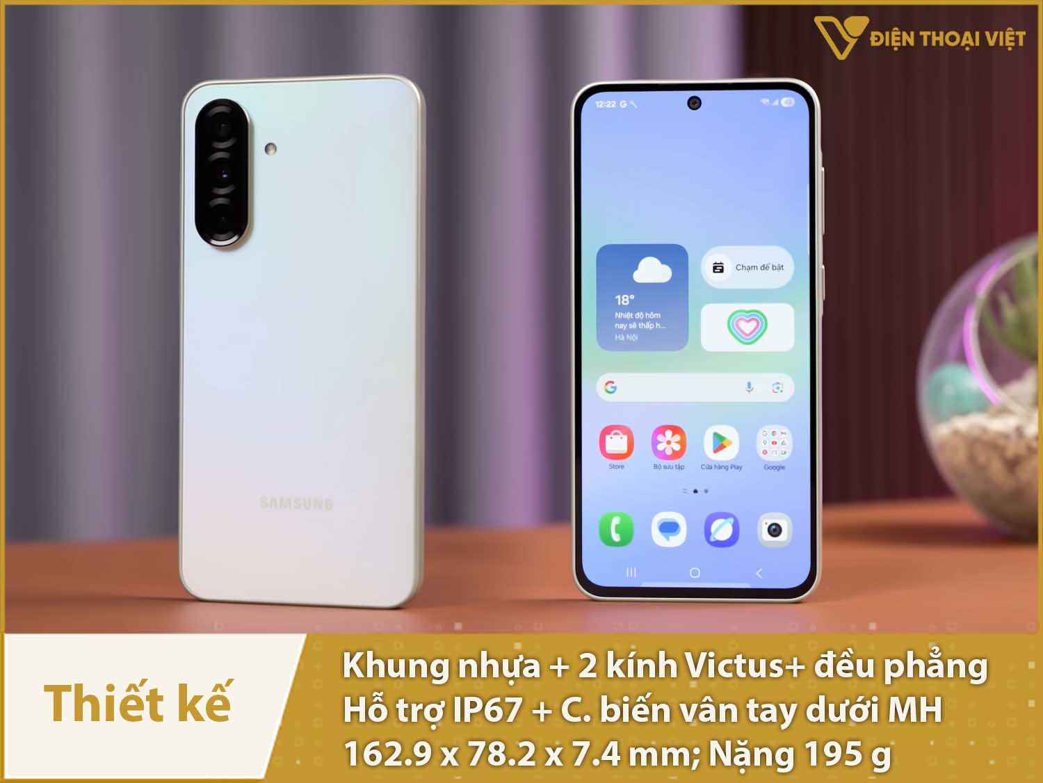 Thiết kế sang trọng, hiện đại với IP67