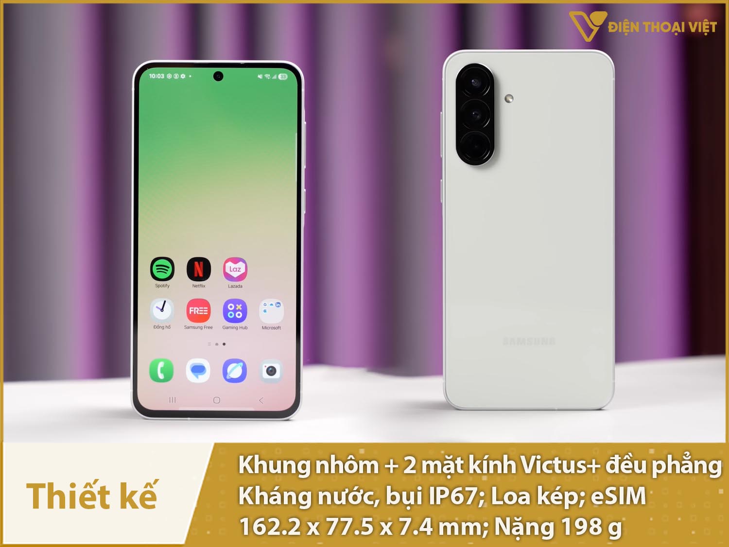 Thiết kế sang trọng, cao cấp có IP67