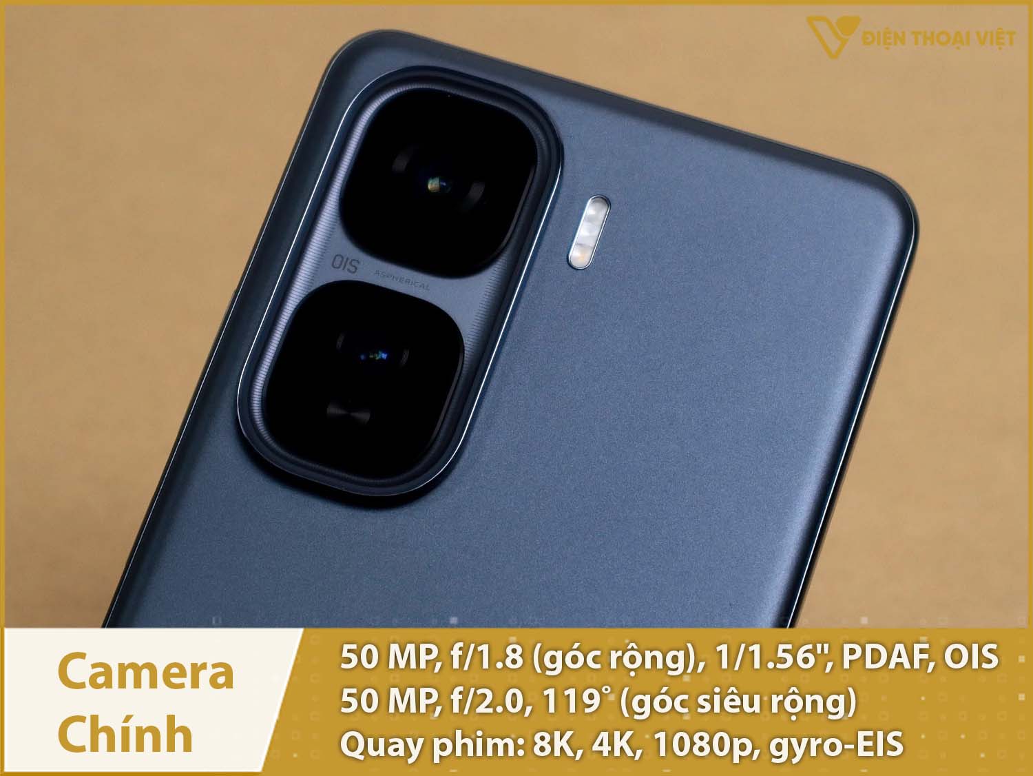 Camera kép 50MP chất lượng & Quay phim 8K