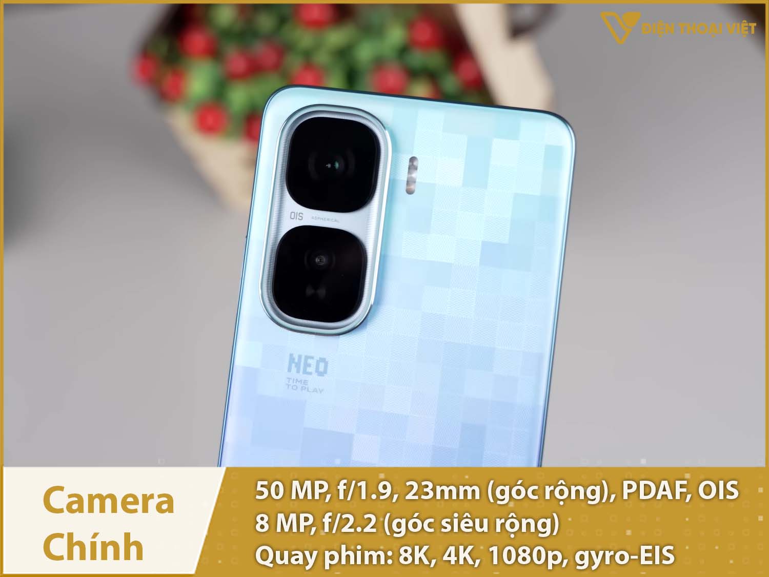 Camera kép 50MP & Quay phim 8K