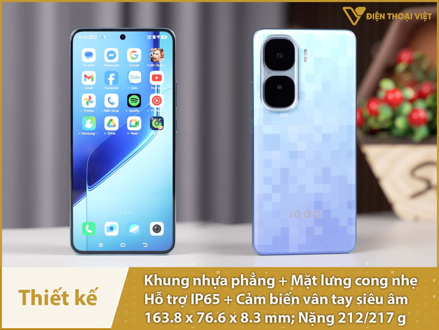 Thiết kế quen thuộc, lớn hơn, có IP65