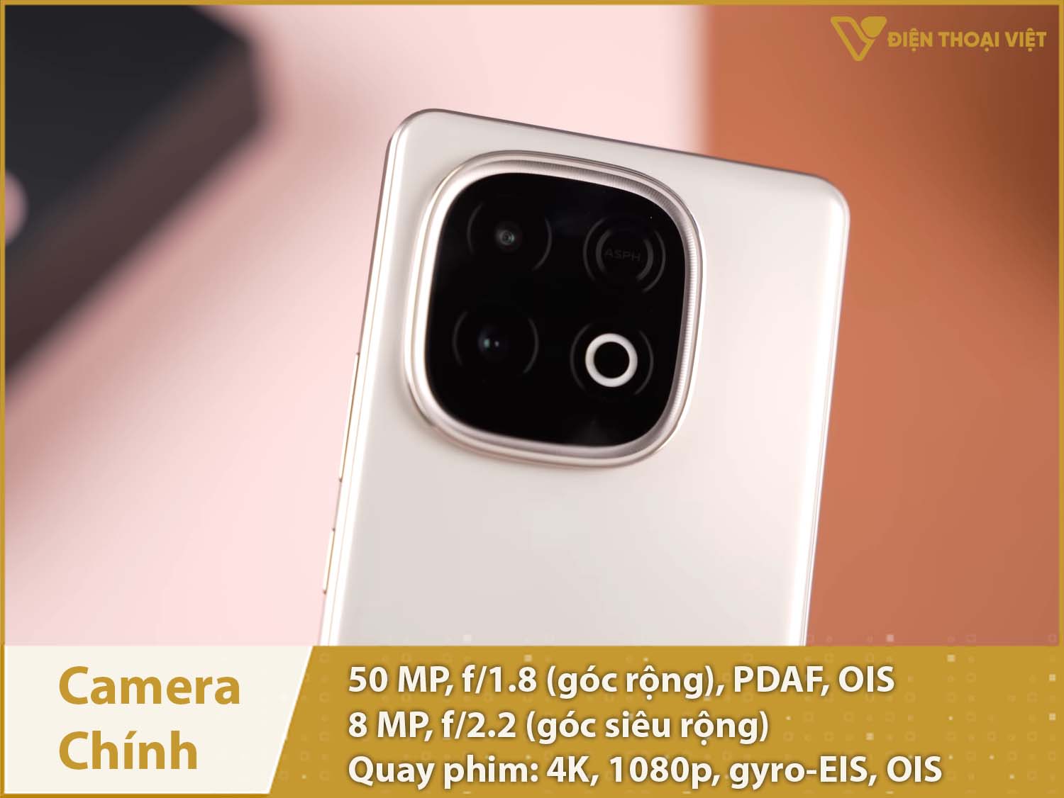 Camera kép 50MP & Quay phim 4K