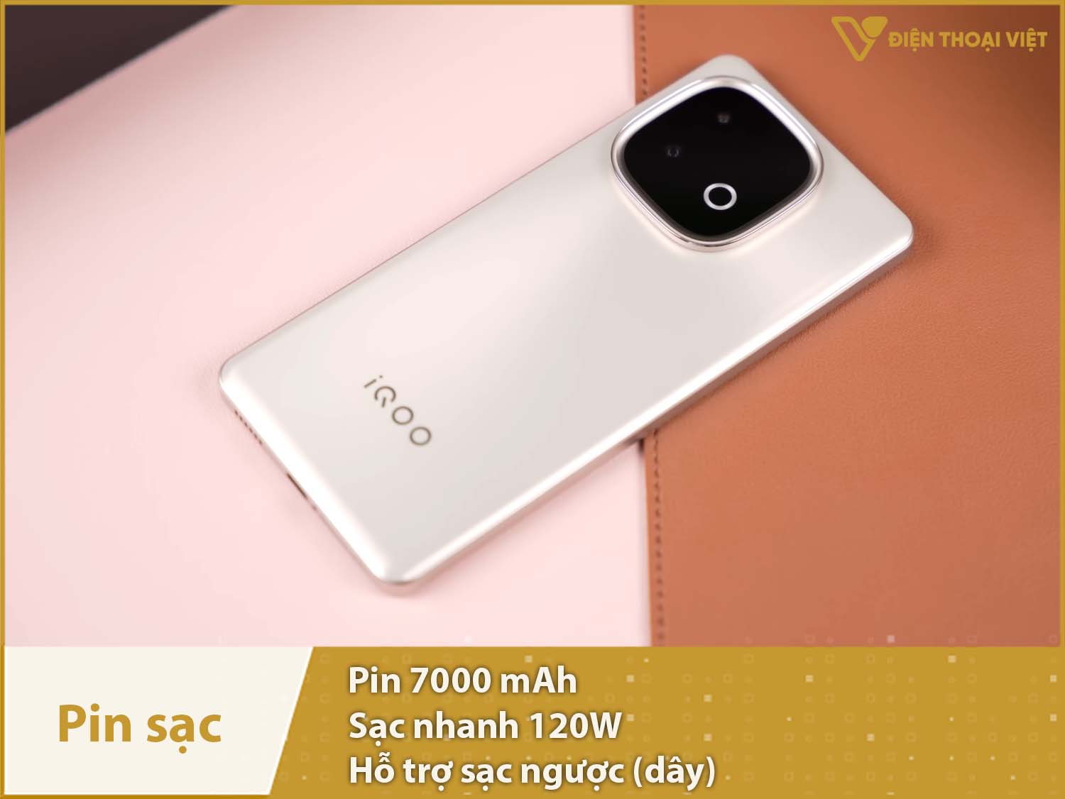 Thời lượng pin thoải mái với 7000mAh & Sạc nhanh 120W