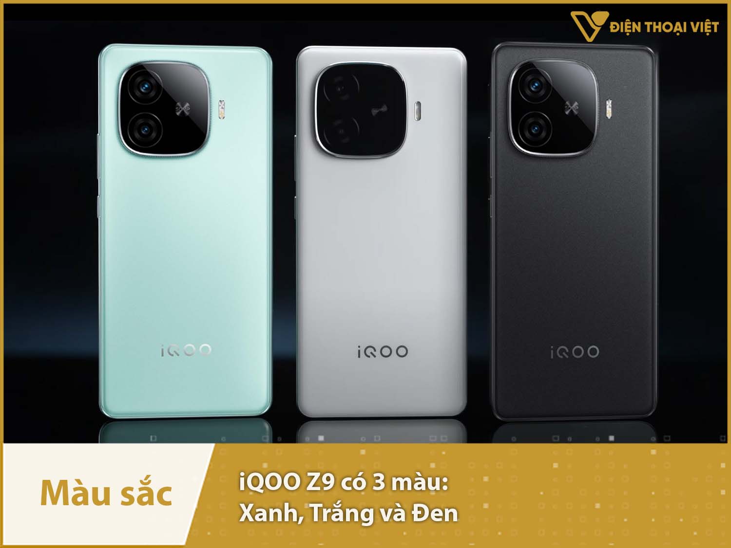 iQOO Z9 có 3 màu sắc