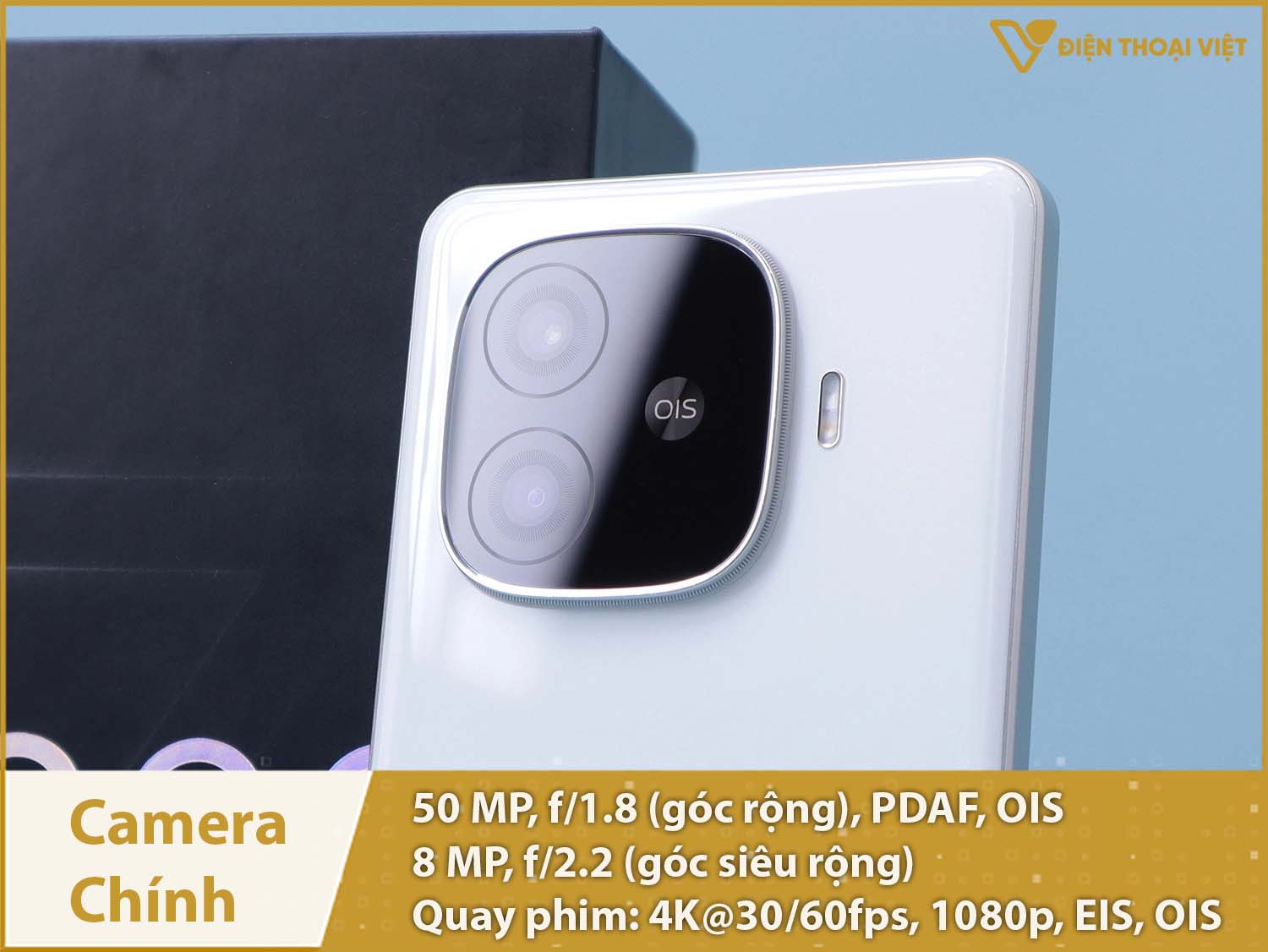 Camera kép 50MP & Quay video 4K