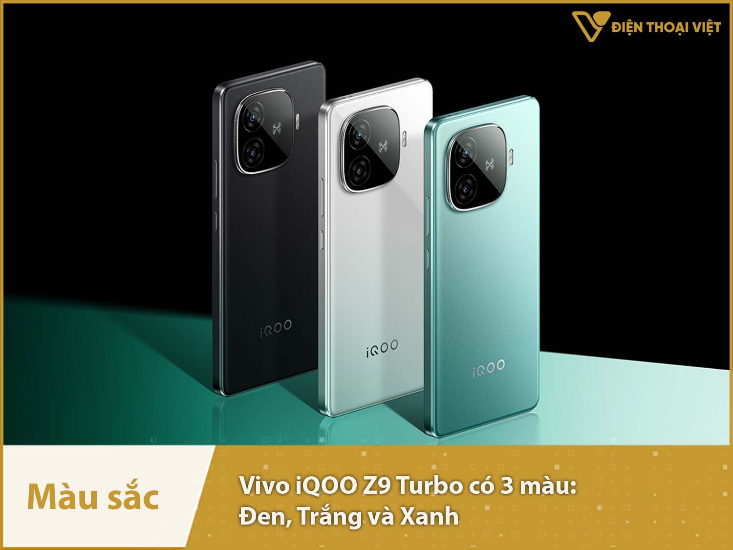 iQOO Z9 Turbo có 3 màu