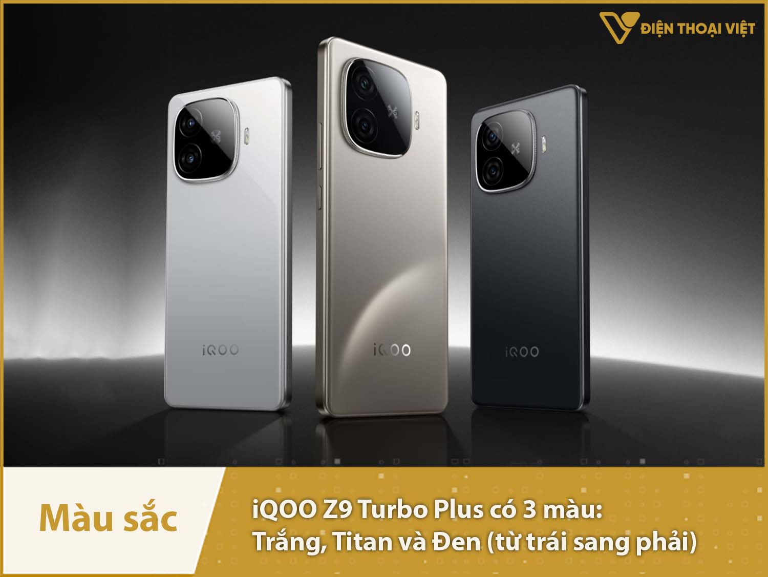 iQOO Z9 Turbo Plus có 3 màu sắc