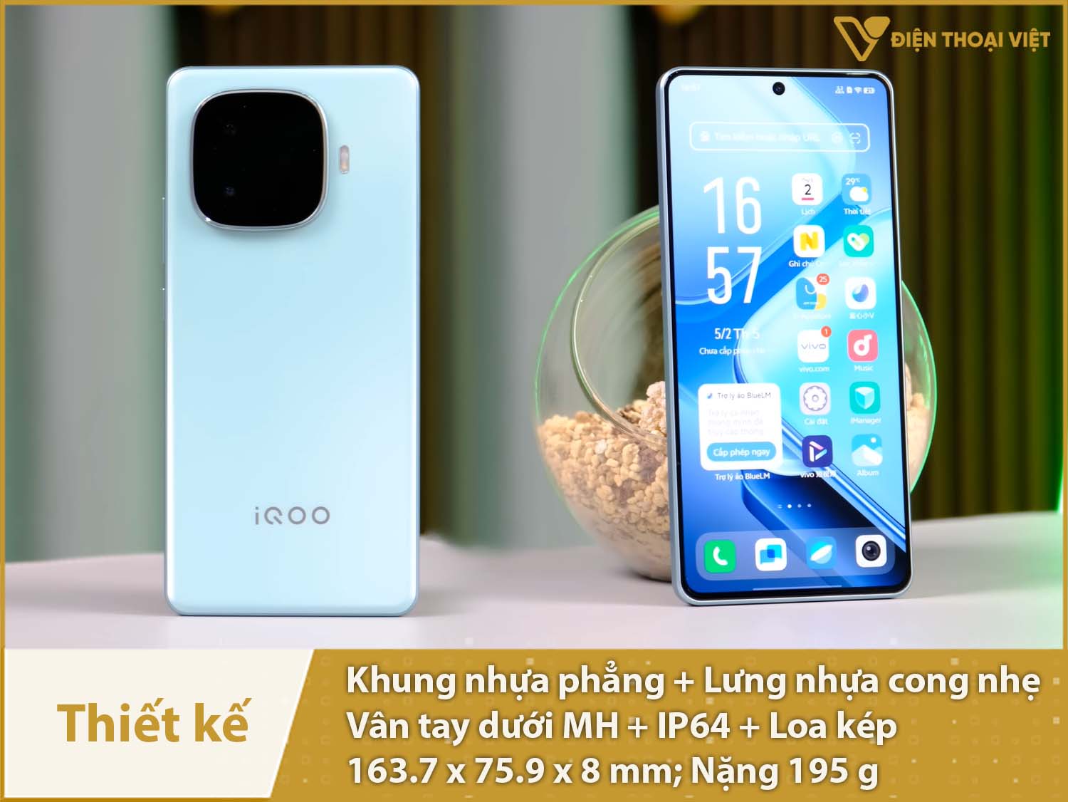 Thiết kế đẹp, có IP64