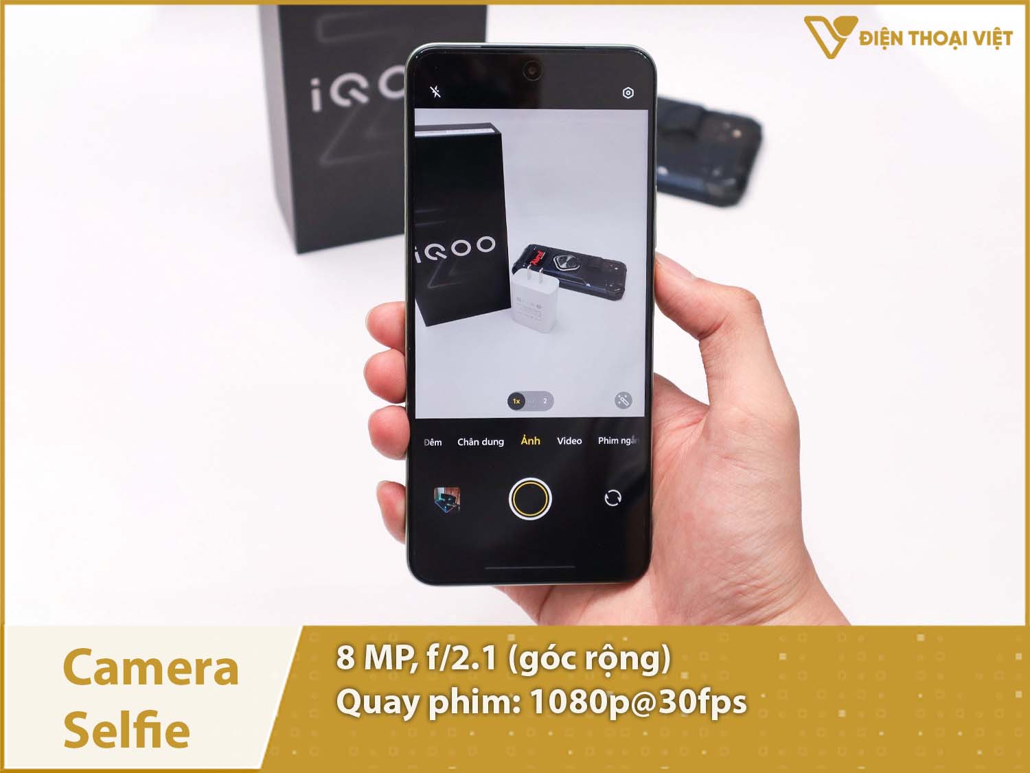 Camera selfie 16MP & Quay phim 1080p