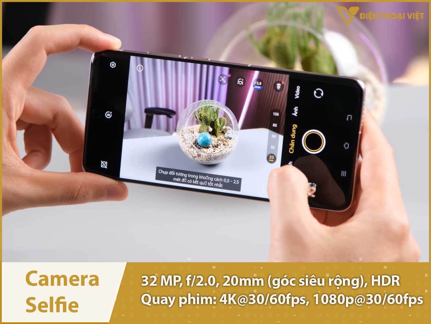 Camera selfie 32MP & Quay phim 4K