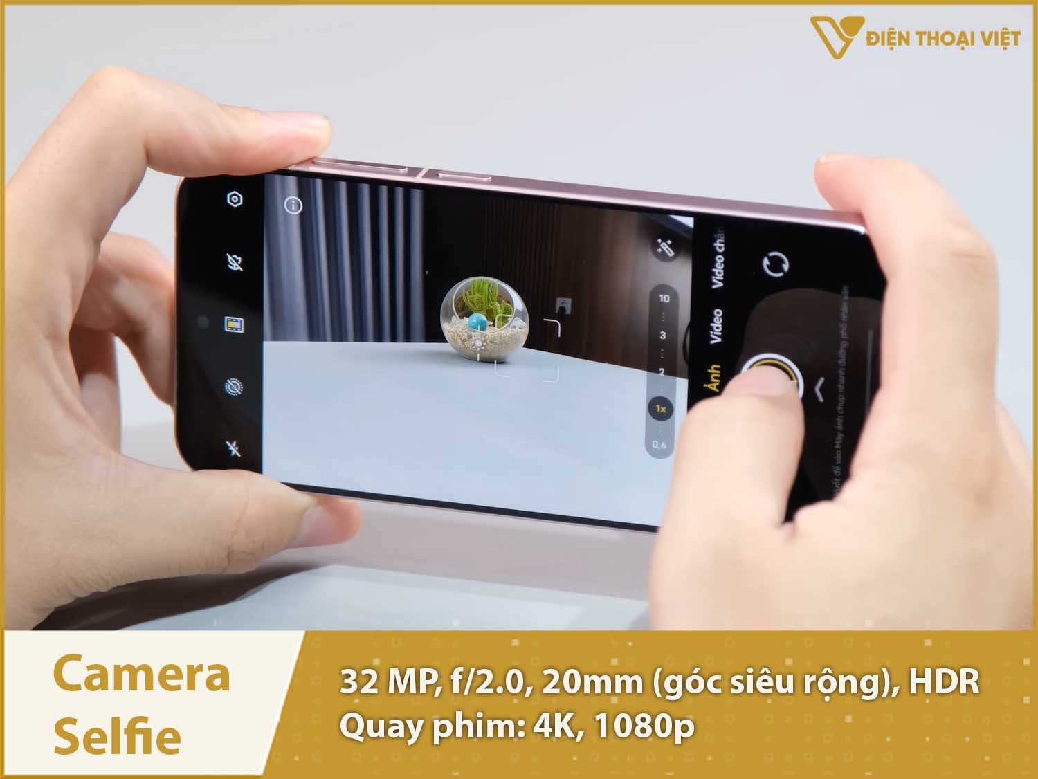 Camera selfie 32MP & Quay phim 4K