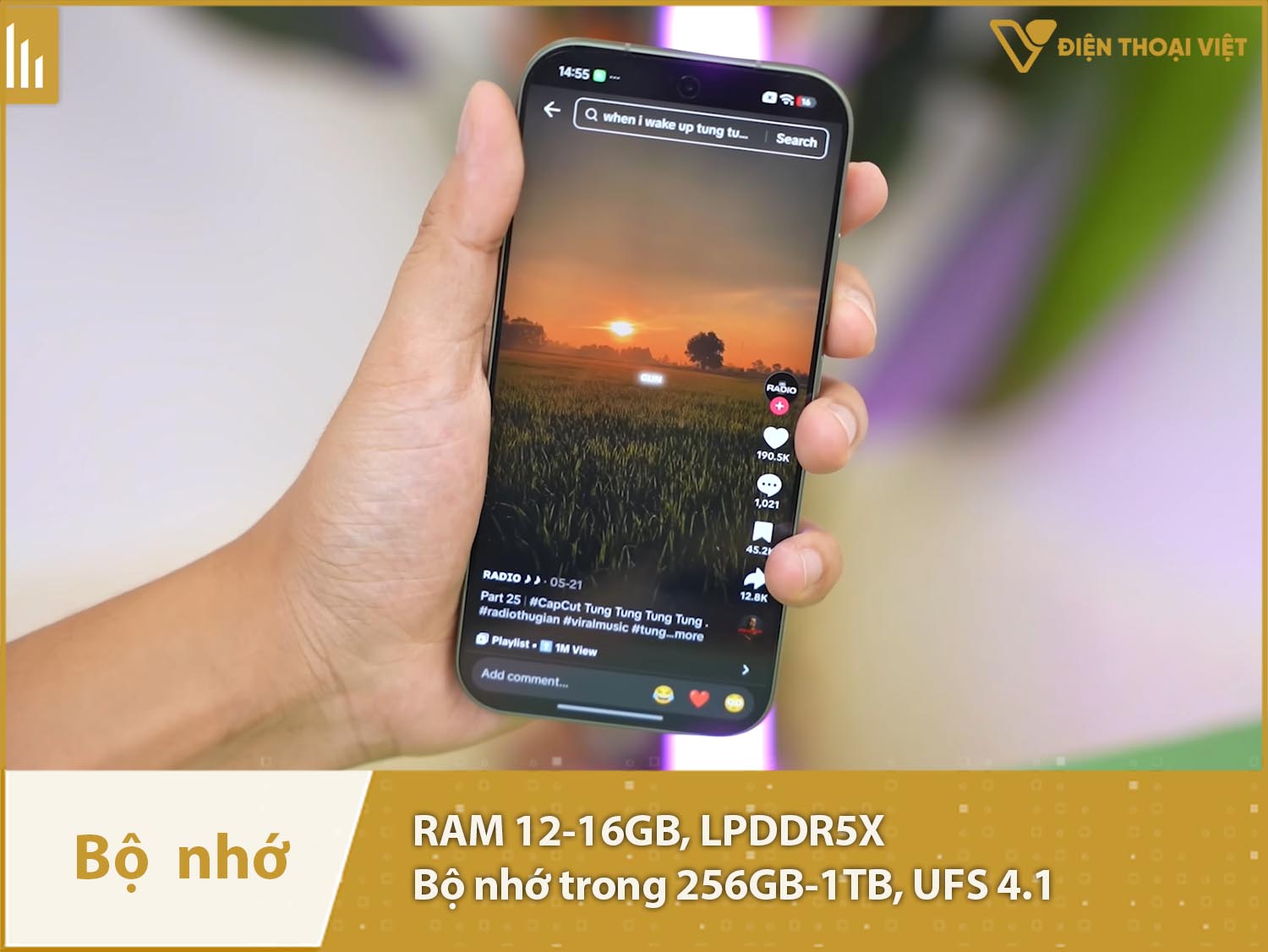 Xiaomi 17 Pro có RAM 12-16GB & Bộ nhớ trong 256GB-1TB