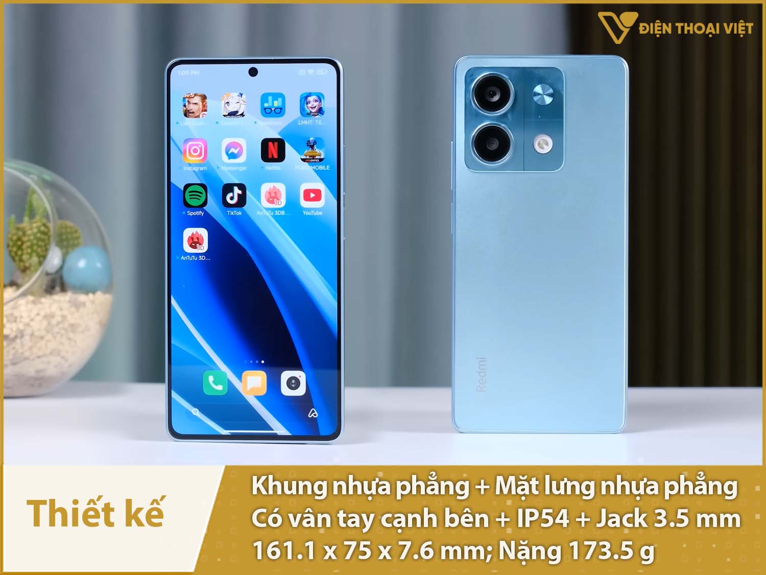 Thiết kế vuông vức, viền màn hình siêu mỏng