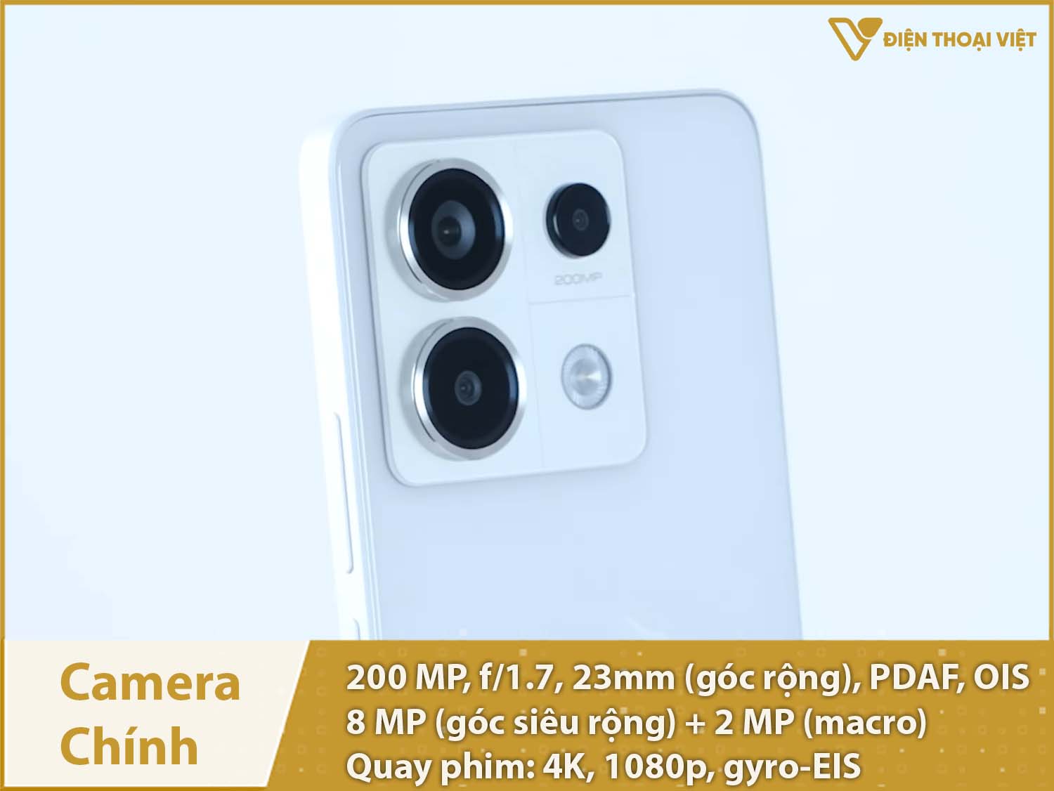 Camera 200MP cực khủng & Quay phim 4K
